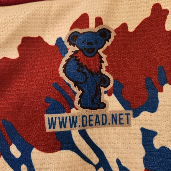 NWOT Limited Edition Grateful Dead Hockey Jersey - Tie Dye - Picture 3 of 9